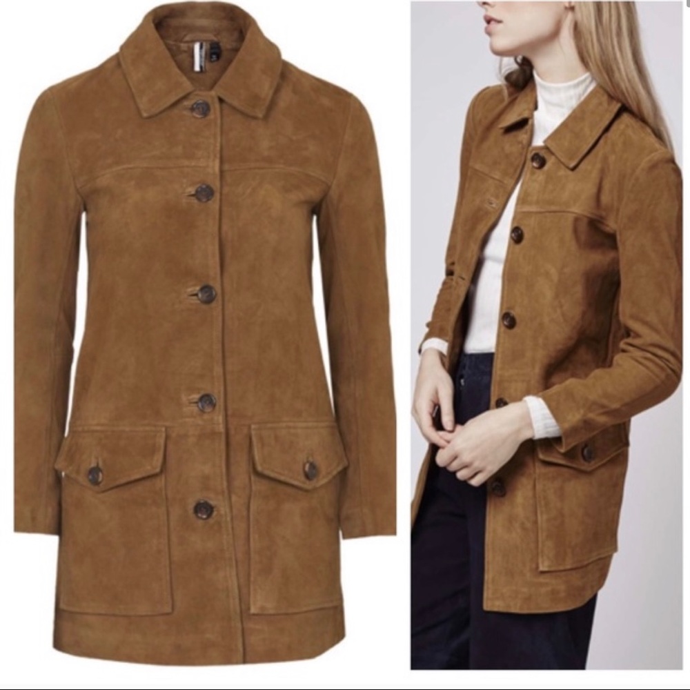 Topshop Suede Jacket
